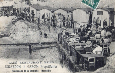 Le Bistrot Plage, Bains Isnardon & J.Garcin, depuis 1866, Marseille
