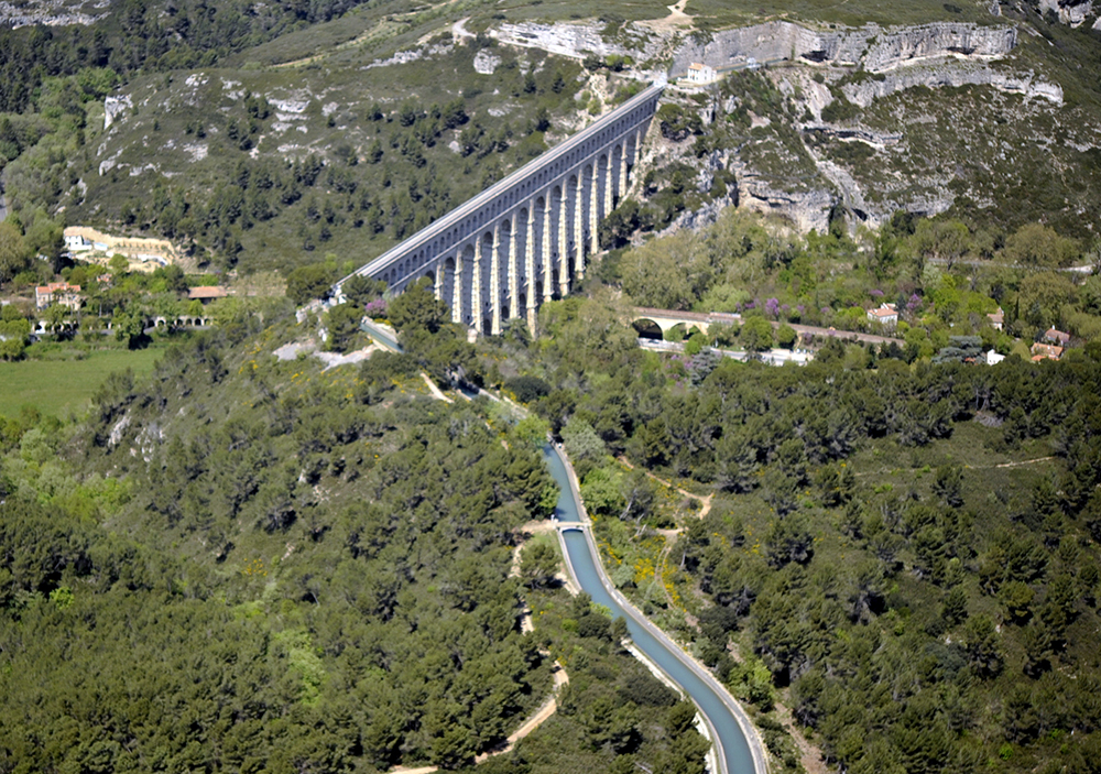 Aqueduc de Roquefavour et le Canal de Marseille