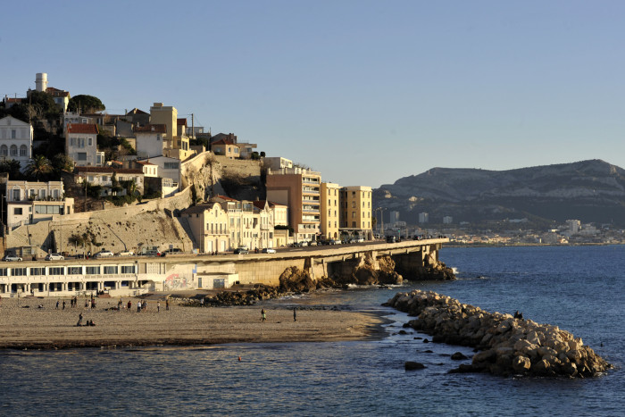 Le Plus Long Banc du Monde, Marseille, la Corniche