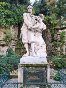 Statue de Pierre Puget par Henri Lombard, Parc de la Colline Puget, Marseille