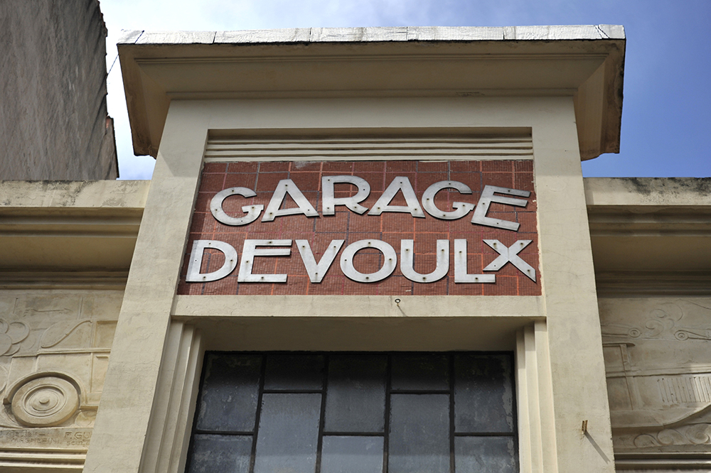 Garage Devoulx art déco par l’architecte Negrel