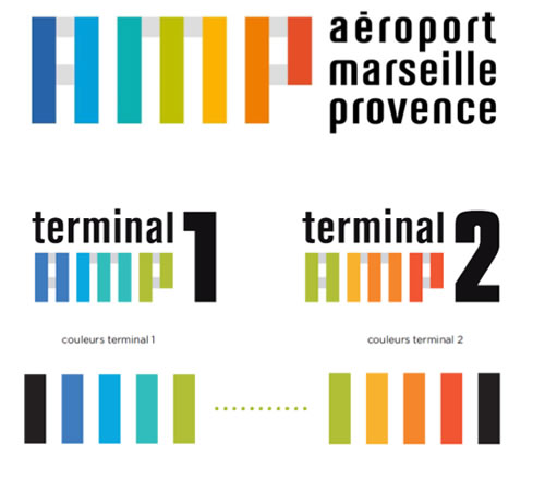 Aéroport Marseille-Provence, Marignane, MP2, Terminal 1, Terminal 2