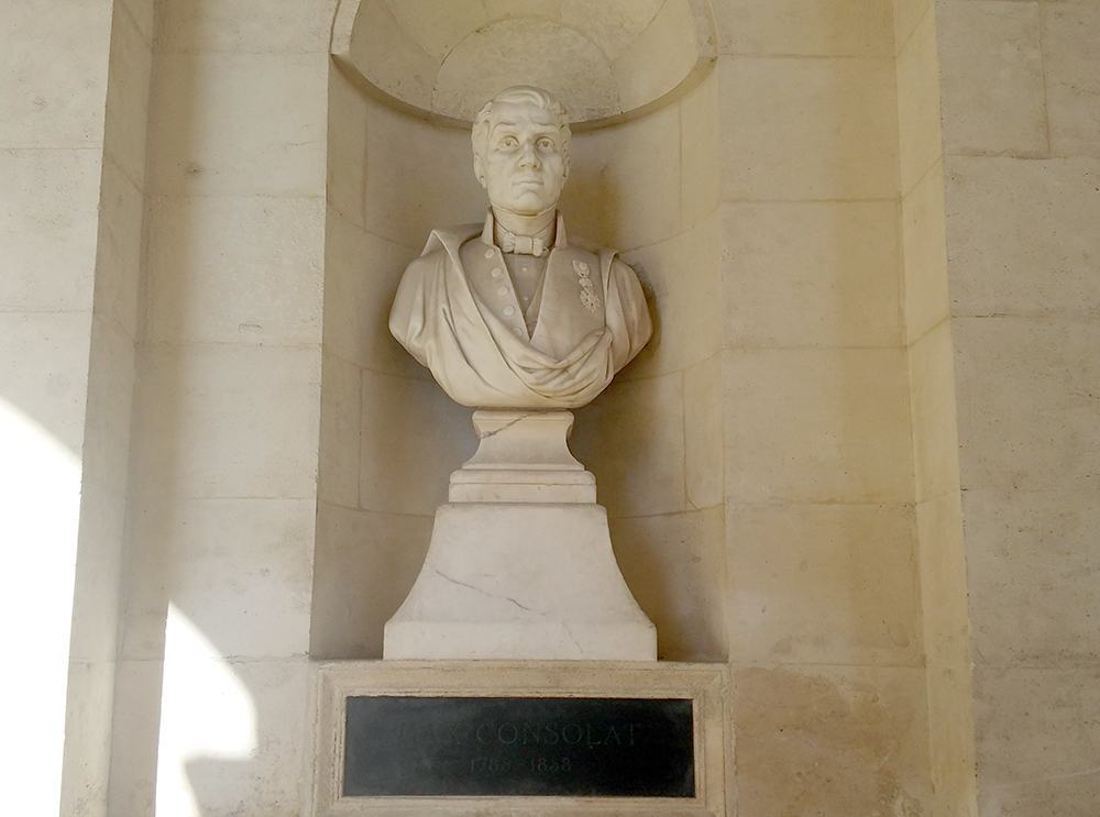 Buste de Max Consolat par Philippe Poitevin