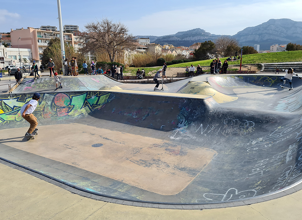 Le Bowl du Prado, le Skate Park – Coque de bateau