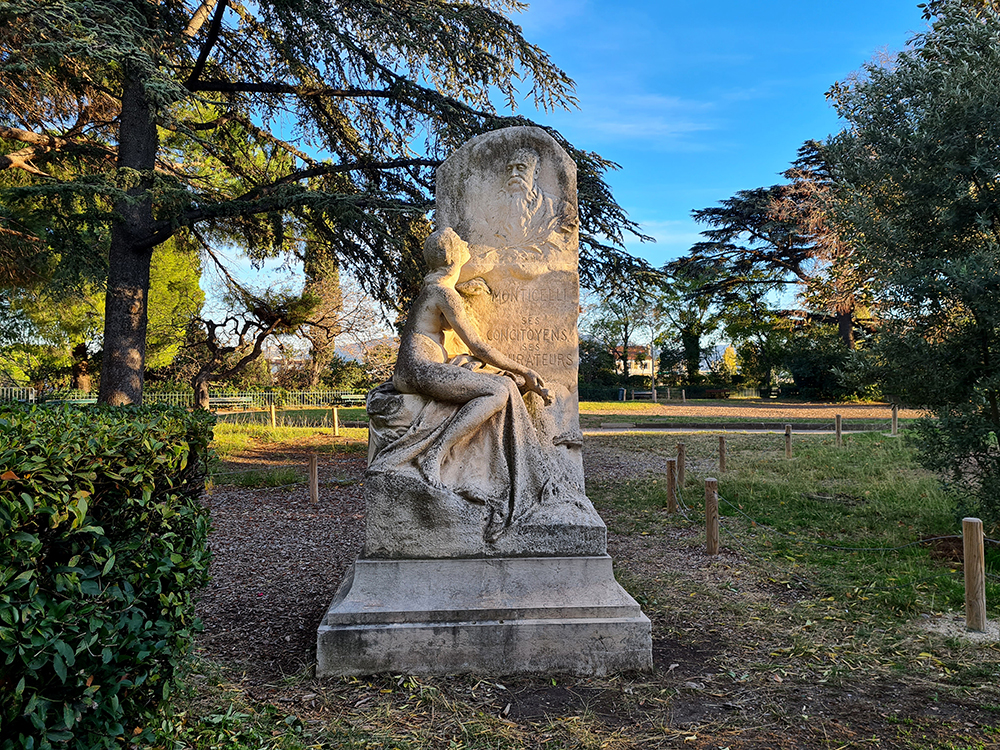 Statue d’Adolphe Monticelli par Auguste Carli