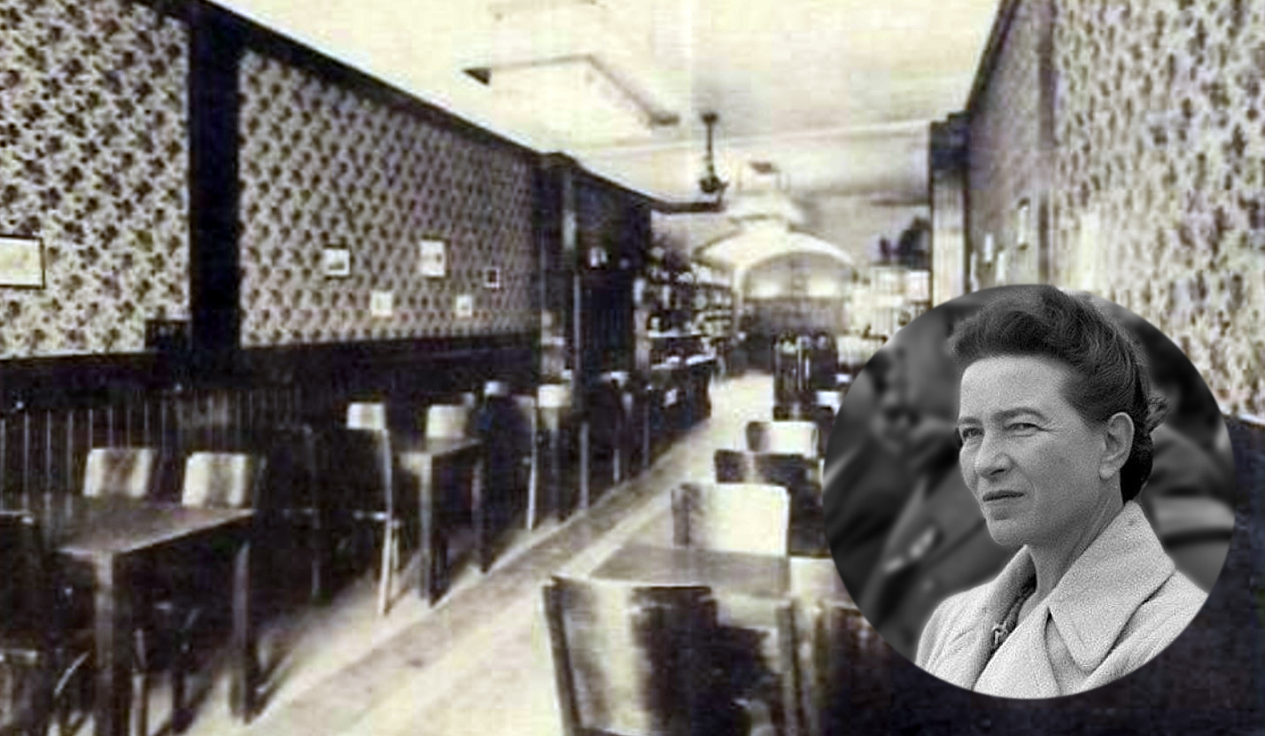 Taverne Charley, 1933, Repaire de Simone de Beauvoir