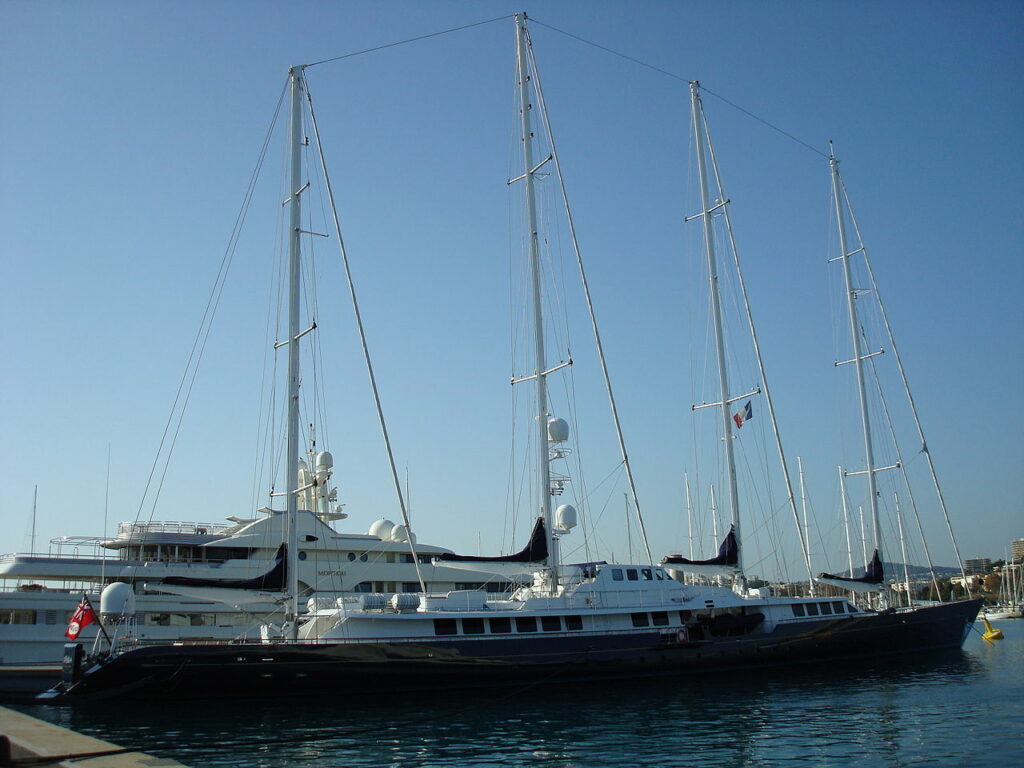 Bernard Tapie's Phocéa, exceptional sailboat 1976-2021, Marseille