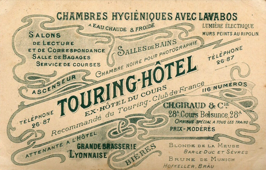 Touring-Hôtel du Cours Belsunce et le Touring Club de France, Marseille