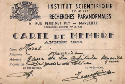 Institut scientifique pour les recherches paranormales, Marseille