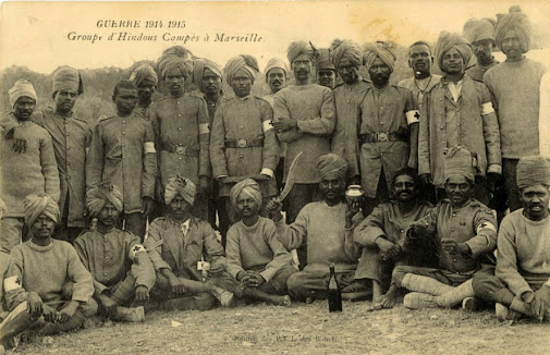 Campement de l’armée des Indes au parc Borély, 1914-1918