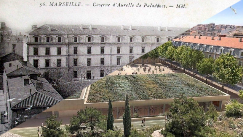 Ex Caserne d’Aurelle de Paladine et le Collège Gaston Deferre