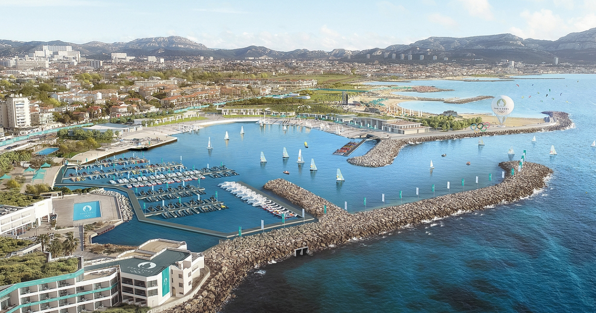 Marina Olympique du Roucas Blanc, épreuves de voiles à Marseille, Jeux Olympique Paris 2024