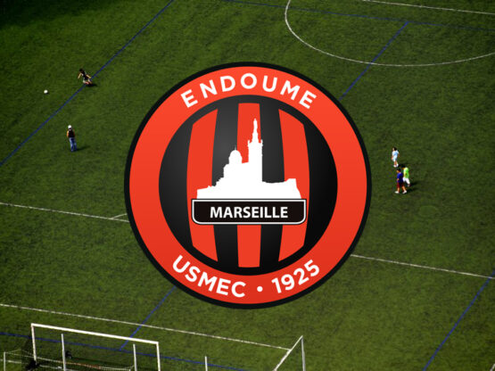 Pin's Droit Au But Allez L'OM Olympique De Marseille Football Club FC