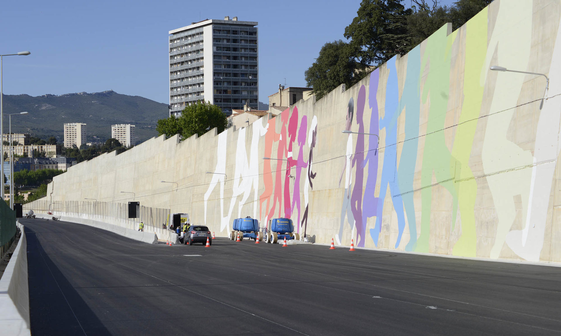 Les Murs de la L2 par Seth, 2016, Frais Vallon