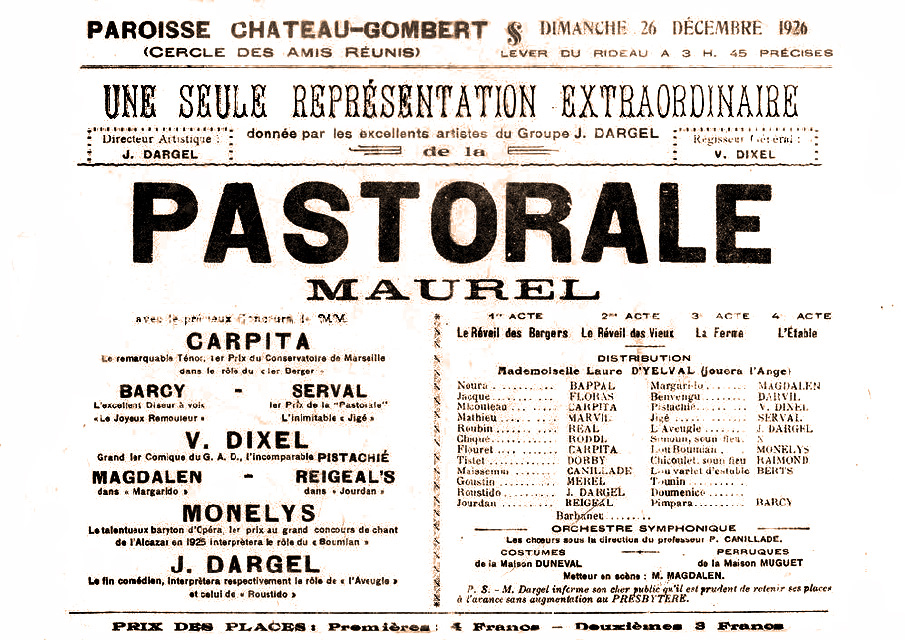 La Pastorale Maurel, 1844 et le Cercle catholique d’ouvriers