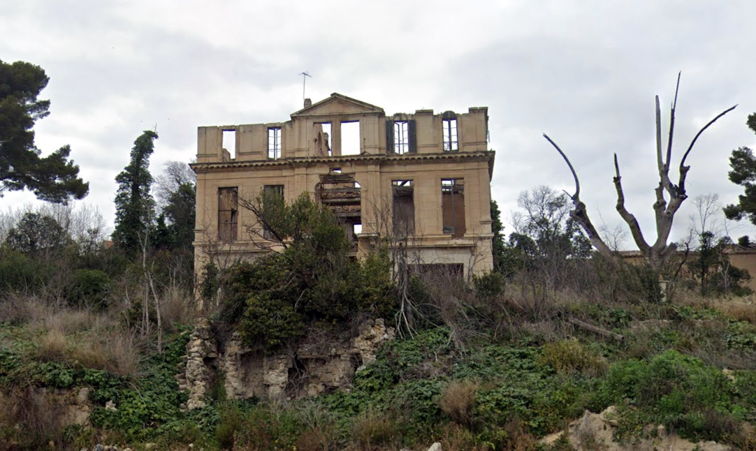 Bastide du Vieux-Moulin, 1860 et le champs de ruines