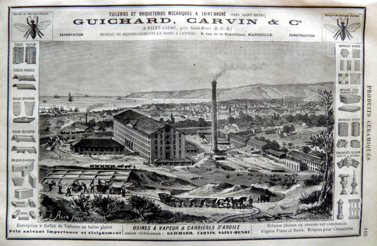 Usine Guichard 1880 et le Boulevard du Grand Camp