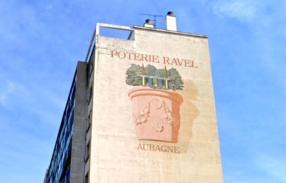 La fresque Poterie Ravel par Richard Campana