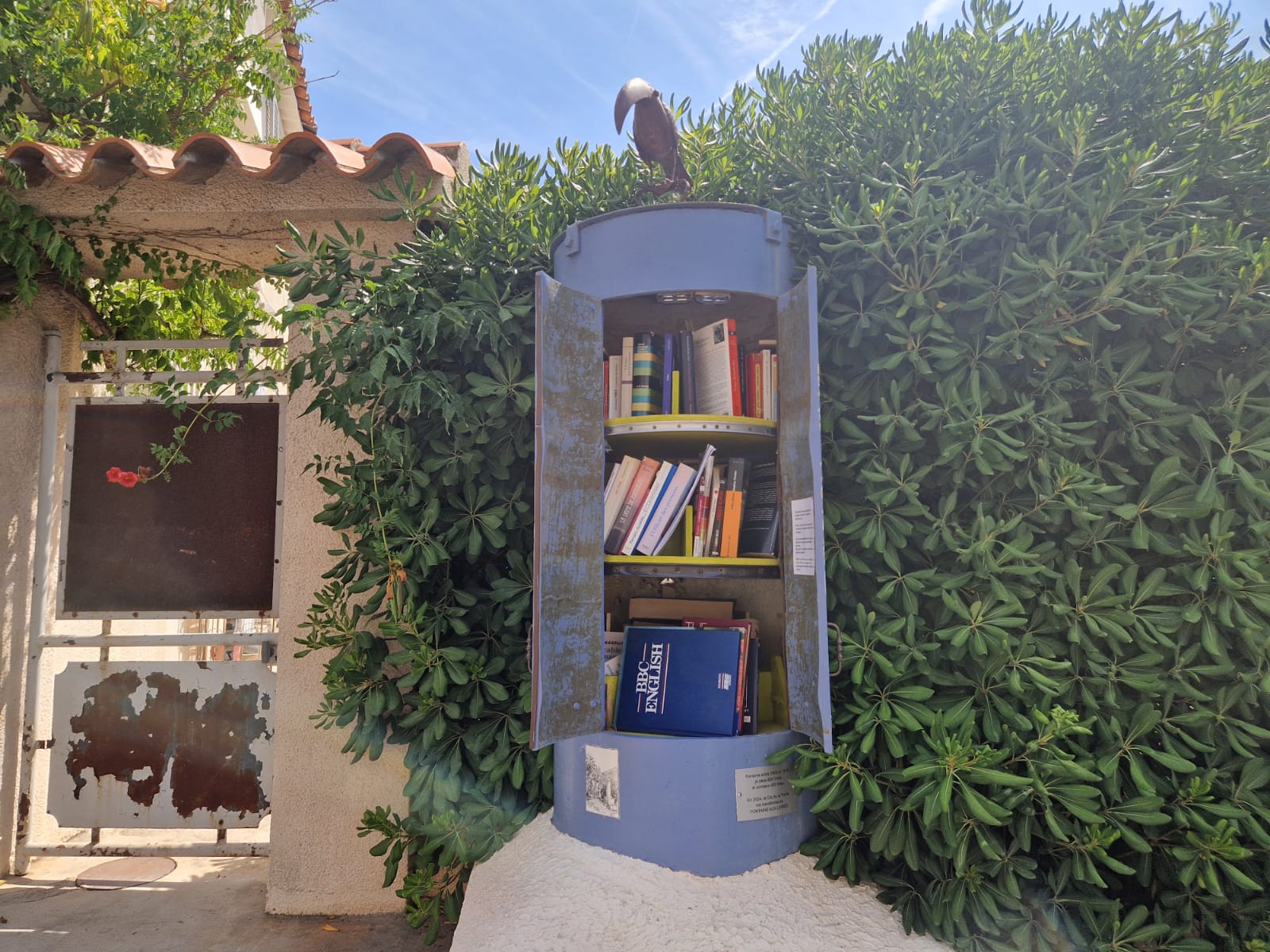 La fontaine des livres, 2024, La Treille