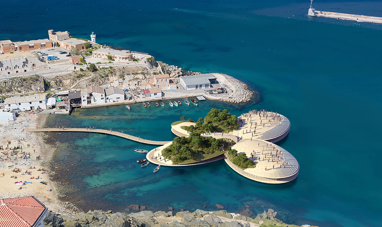 Projet “Marseille de demain”, Marché aux poissons à l’Anse du Pharo, 2025