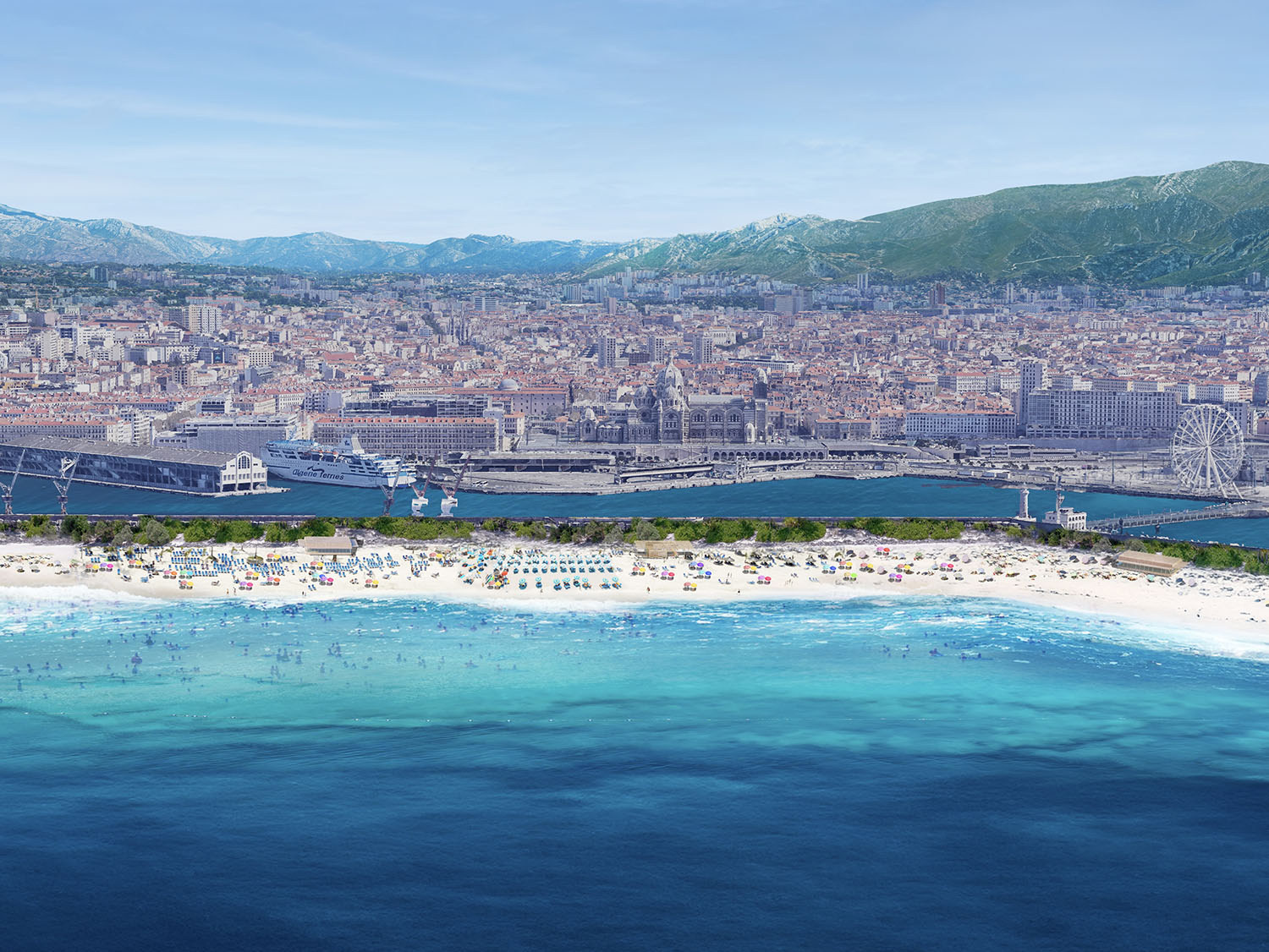 Projet “Marseille de demain”, Digue du Large, 2025