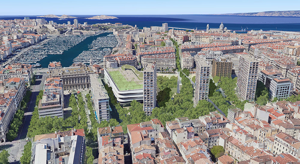 Projet “Marseille de demain”, Le parc des vestiges, 2025