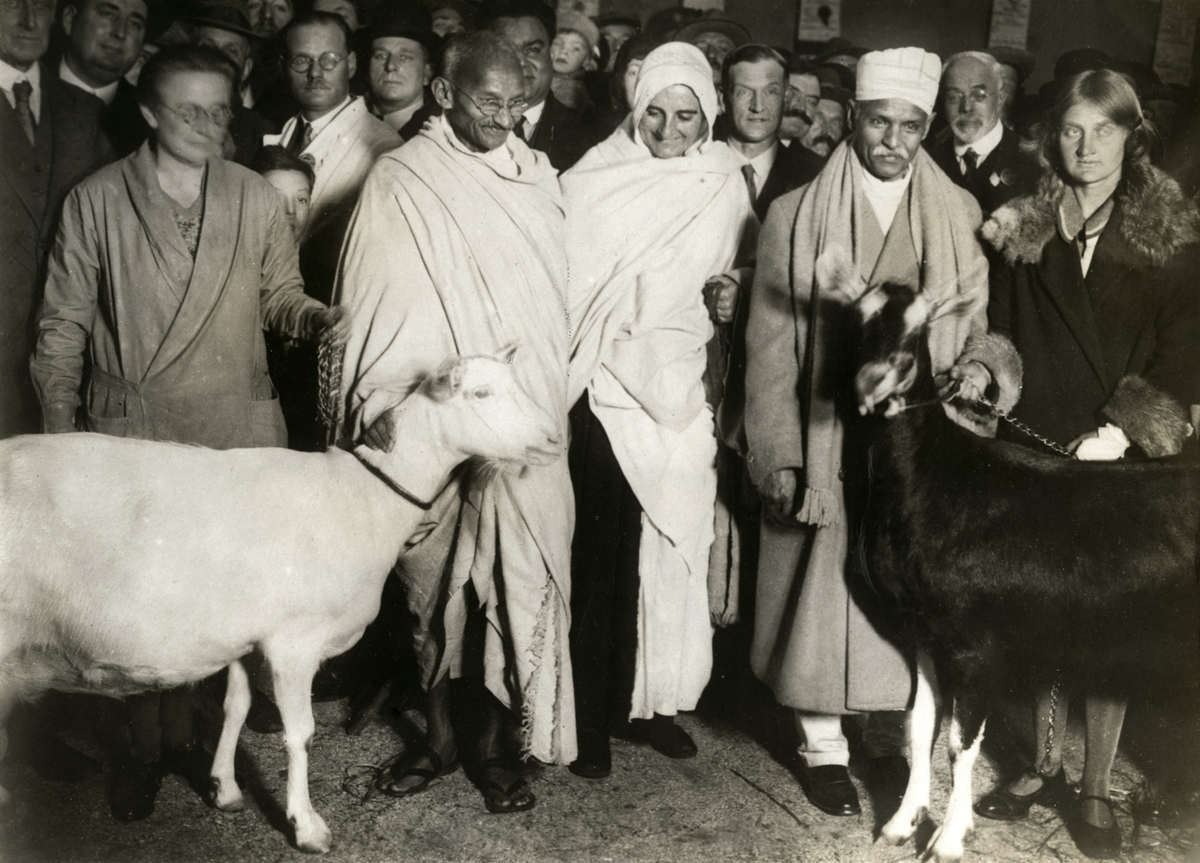 11 septembre 1931, Gandhi débarque à Marseille