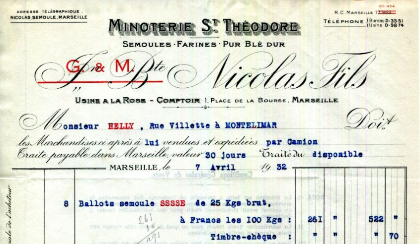 Ancienne Minoterie-Semoulerie Saint-Théodore, 1886