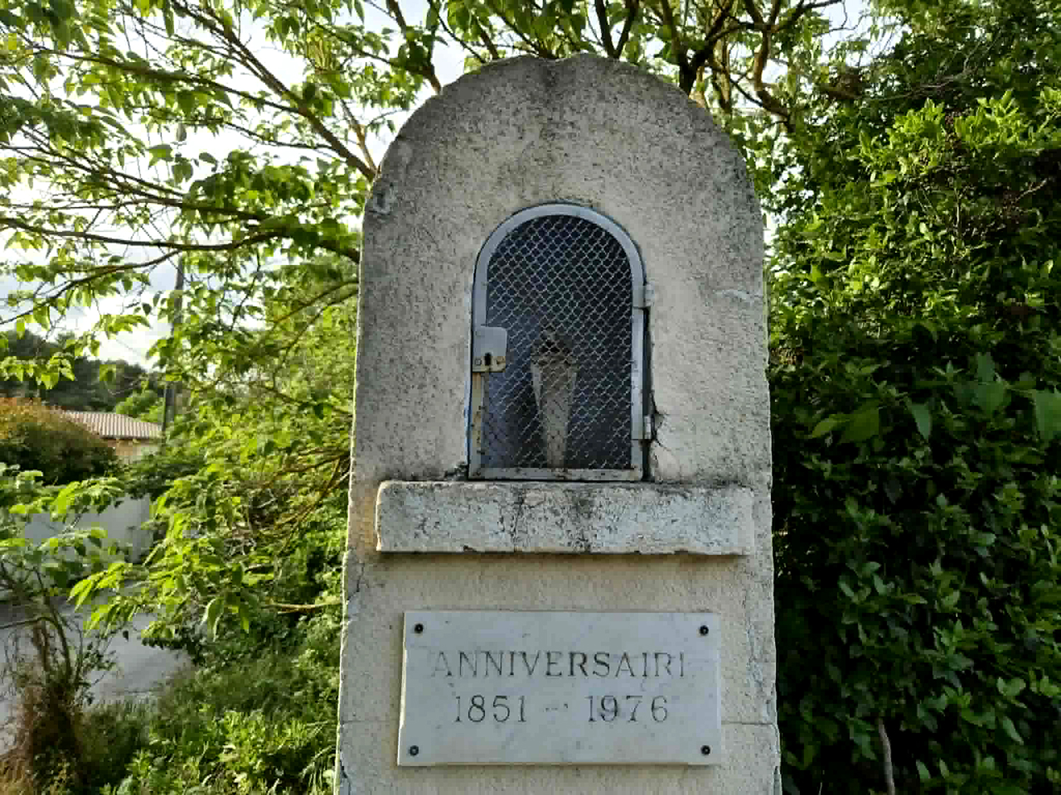 Oratoire à la vierge de la Treille 1851-1976
