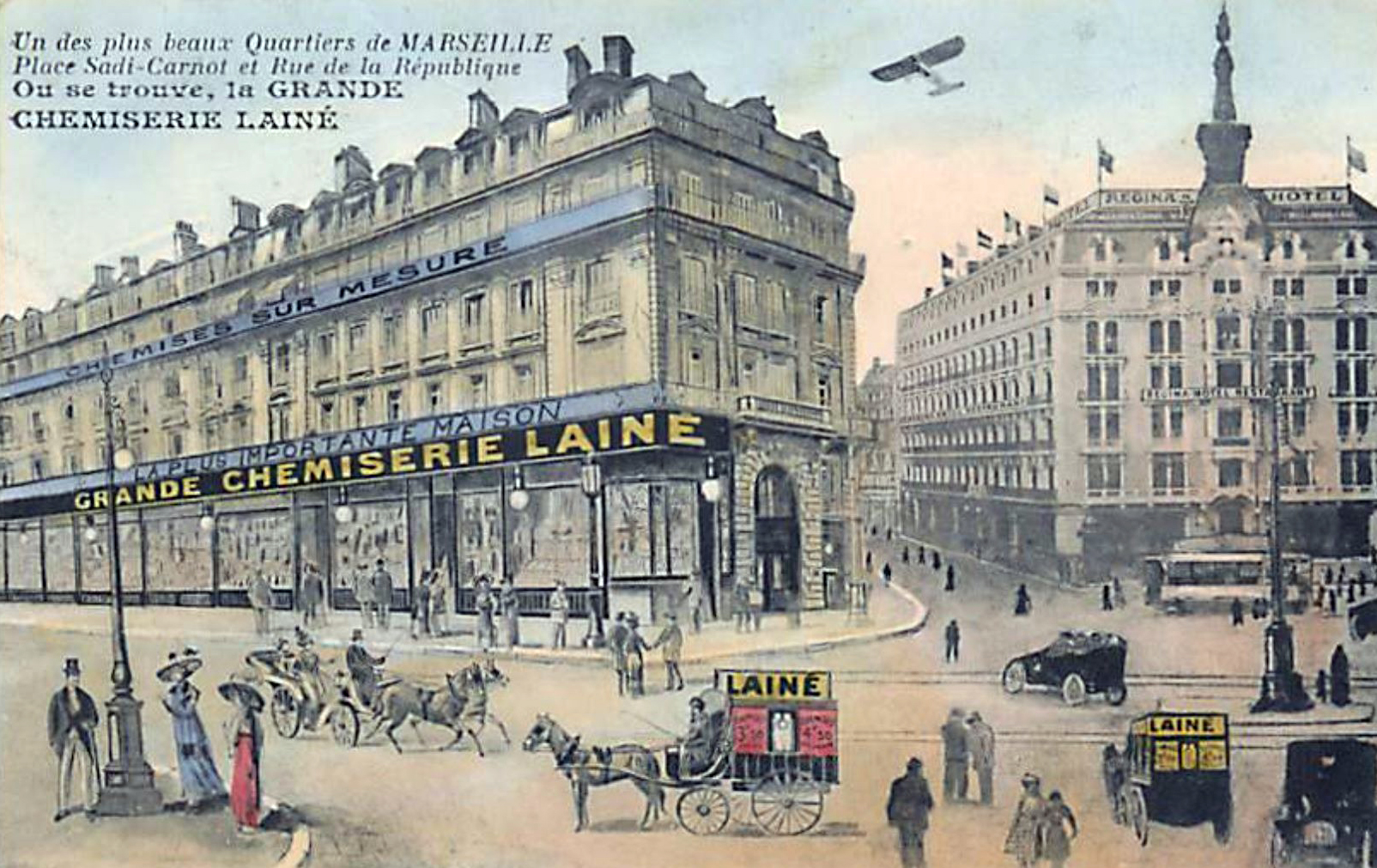 31-33 rue de la République, l’immense Chemiserie Lainé
