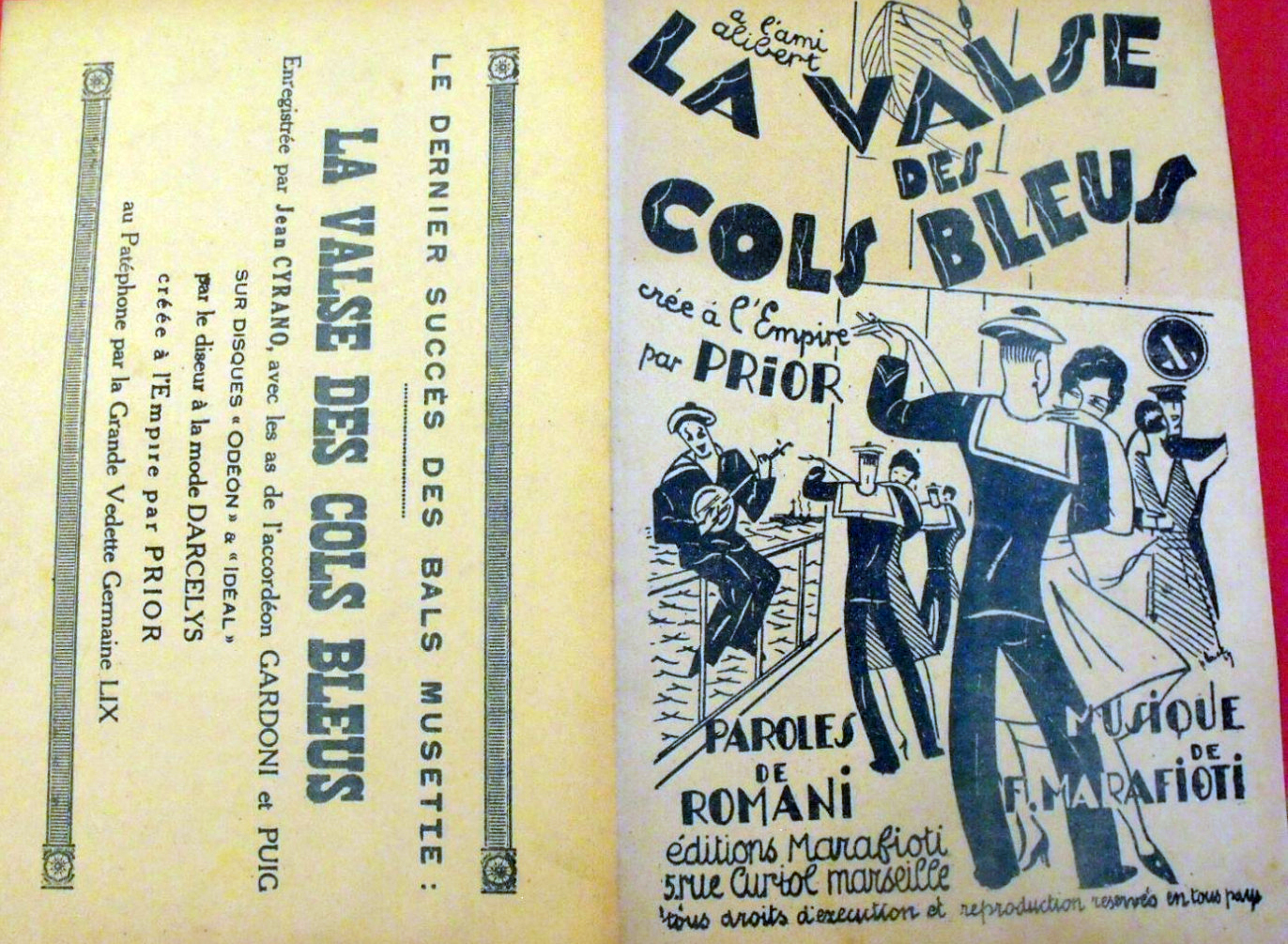 Editions Félix Mariafioti, le maître de la partition, 5 rue Curiol