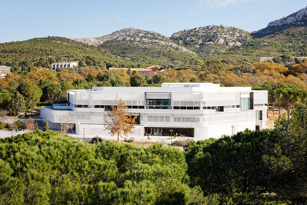 L’Hexagone, Learning center du campus universitaire d’Aix-Marseille, 2018